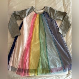 Hanna Andersson Rainbow Twirl Dress